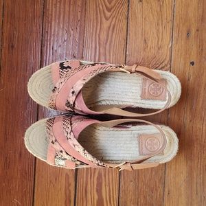 Tory Burch platform sandals size 9
